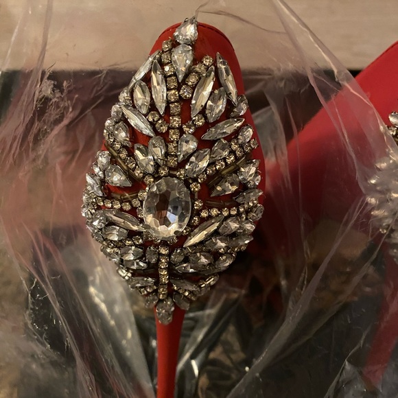 Charlotte Russe “Erin” red heels, size 10 - Picture 8 of 12